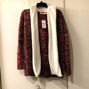 Hooded cardigan